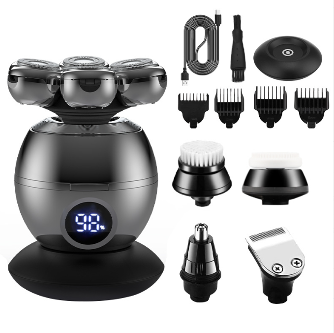 Men's Grooming Kit. Wet Dry Electric Shaver