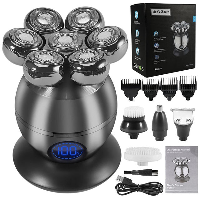 Men's Grooming Kit. Wet Dry Electric Shaver