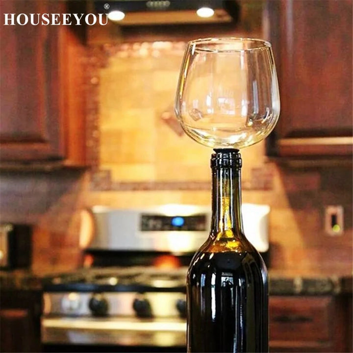 Novelty Wine Bottle Glass